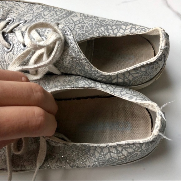 Converse All Star Gray Silver Print - Picture 9 of 10